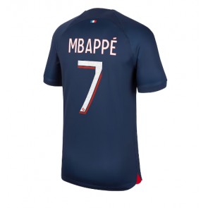 Paris Saint-Germain Kylian Mbappe #7 Hemmatröja 2023-24 Korta ärmar